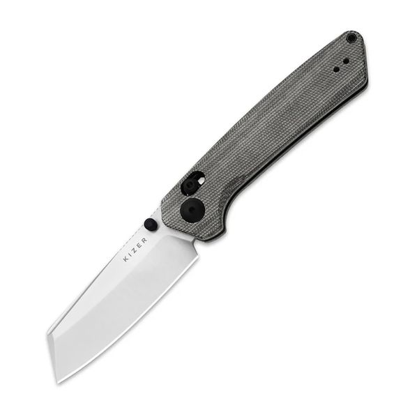 Цена наСкладной нож Kizer Madrac, сталь Nitro-V, рукоять микарта, серый