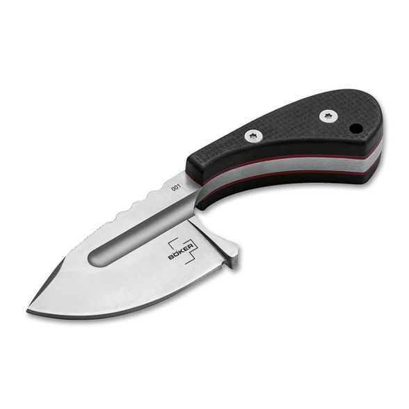 Цена наШейный нож с фиксированным клинком Boker Sigyn, сталь D2, рукоять G10, черный