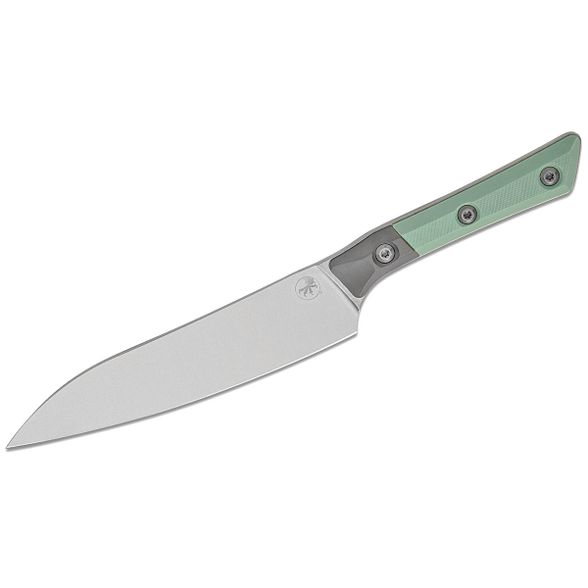 Цена наНож кухонный универсальный Microtech Utility Knife, сталь M390MK, рукоять G10, бирюзовый