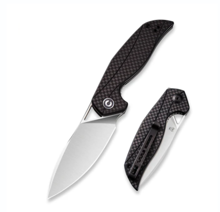 Складной нож CIVIVI Anthropos, сталь D2, Black G10/Carbon Fiber
