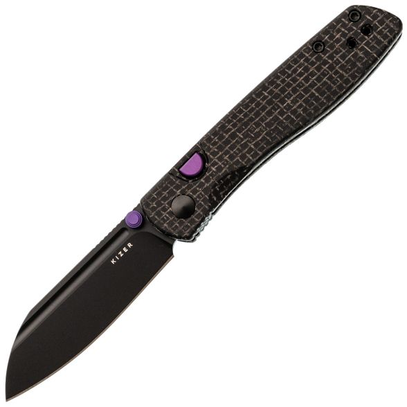Цена наСкладной нож Kizer Renissance, сталь N690, рукоять микарта, черный