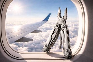 Фото к статье Можно ли брать мультитул в самолёт?