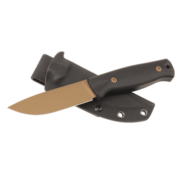Цена наНож Hot Knife Hoot, сталь D2 cerakote bronze, рукоять G10, черный