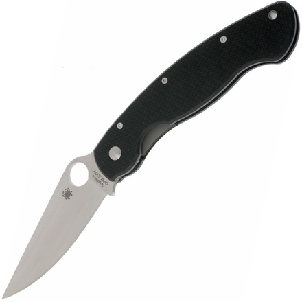 Нож складной Military™ Model - Spyderco C36GPE, сталь Crucible CPM® S30V™ Satin Plain, рукоять стеклотекстолит G10, чёрный