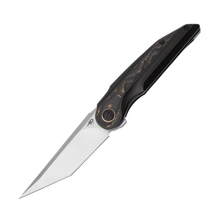 Складной нож Bestech Knives Blind Fury, сталь M390, рукоять титан/карбон