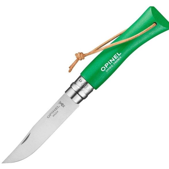 Цена наСкладной Нож Opinel №7 Trekking нержавеющая сталь, зеленый