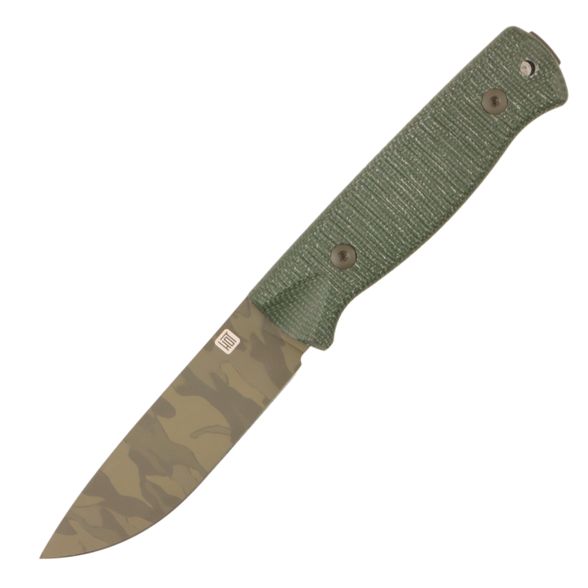Цена наНож Hot Knife Hoot, сталь D2 cerakote camo, рукоять G10, зеленый