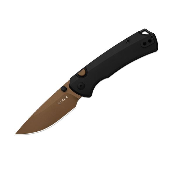 Цена наСкладной нож Kizer T1 BD, сталь Elmax, рукоять титан, черный