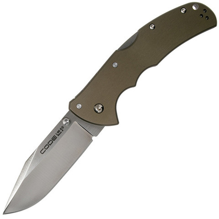 Нож складной Cold Steel Code-4 Clip Point, сталь S35VN, рукоять алюминий