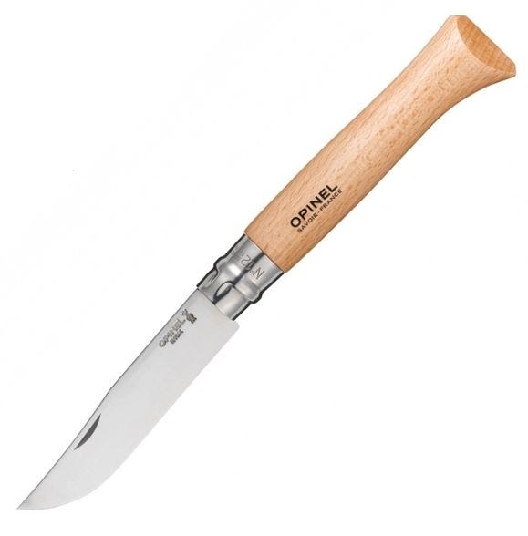 Цена наНож складной Opinel №12 VRI Tradition Inox, сталь Sandvik 12С27, рукоять бук, 001084
