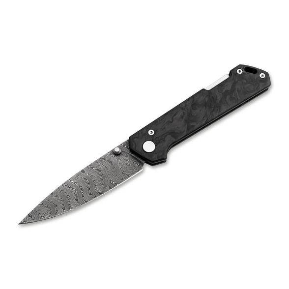 Цена наСкладной нож Boker Damast Annual Knife 2026, сталь Damascus, рукоять карбон