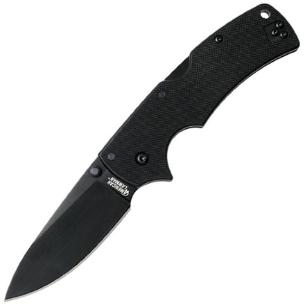 Нож складной Cold Steel American Lawman, сталь CPM-S35VN, рукоять G10, черный