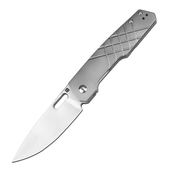 Цена наСкладной нож Artisan Cutlery Gambit, сталь S90V, рукоять титан, серый