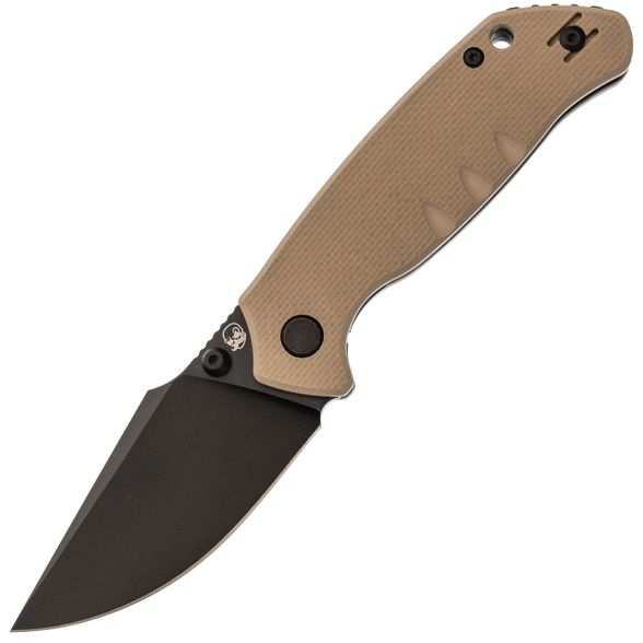 Цена наНож Barmaley Knives Seadevil, сталь D2, рукоять G10/сталь, песочный