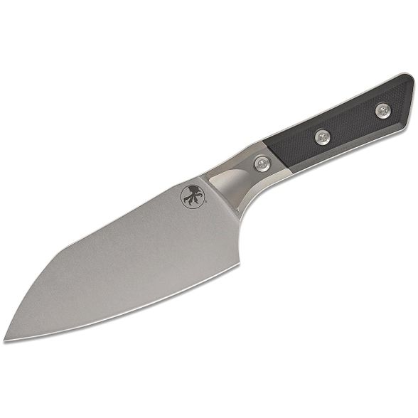 Цена наНож кухонный Сантоку Microtech Santoku Knife 6', сталь M390MK, рукоять G10, черный