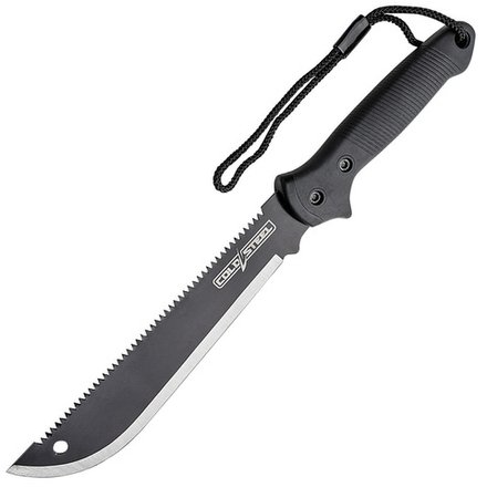 Мачете Cold Steel MA-AXIS, углеродистая сталь, рукоять кратон, черный